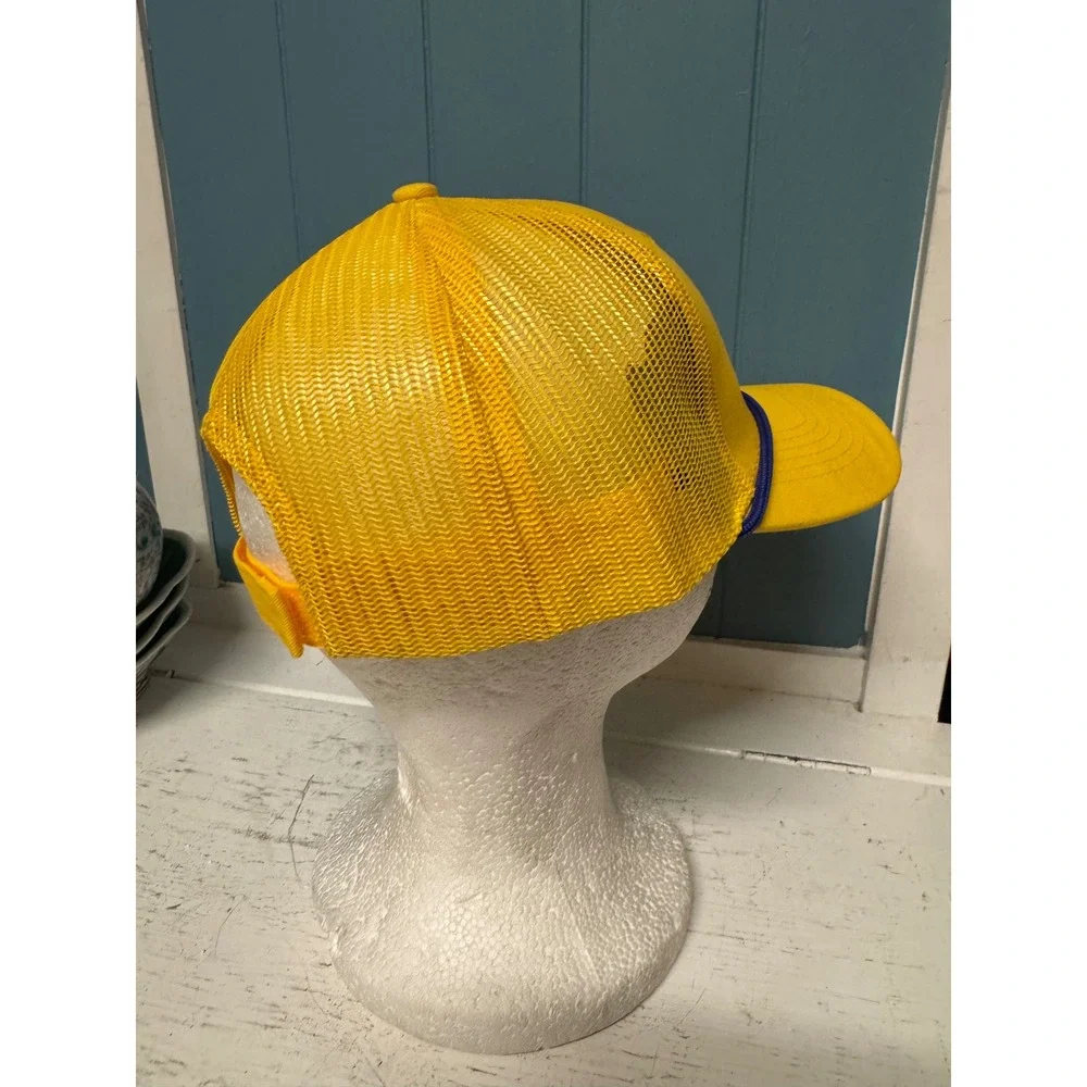 NAPA Auto Parts 100th Anniversary Trucker Hat Yellow Mesh Back‎ Adjustable Cap